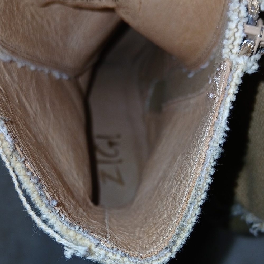 Zigi Jhanny Tan Lace-Up Platform Boots Size 9 - Picture 7 of 9